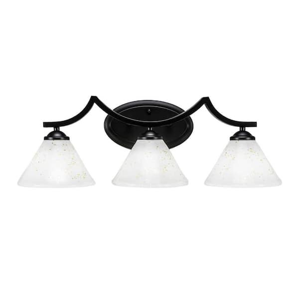 Unbranded Cleveland 8.5 in. 1-Light Matte Black Vanity Light