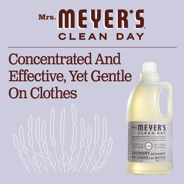Mrs. Meyer's Clean Day Liquid Laundry Detergent Lavender 64-Loads