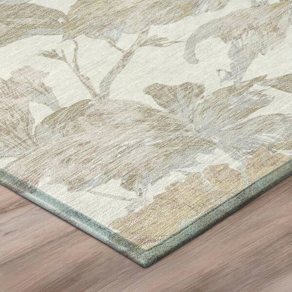 Chantille Machine Washable Indoor/Outdoor Abstract ACN3063 Ivory 10 ft. x 14 ft. Area Rug