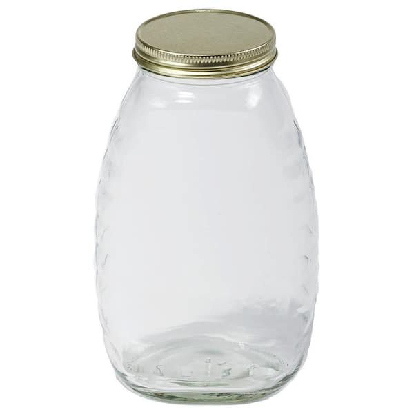 Little Giant 32 oz. Glass Honey Jar (Box of 12)