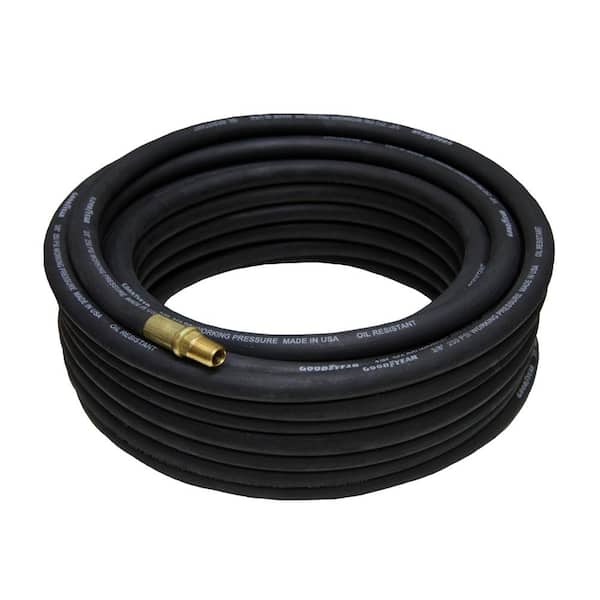 Goodyear 3/8 in. x 50 ft. Black Rubber Air Hose 12676 - The Home Depot