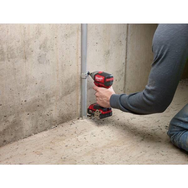 Milwaukee - M18 18-Volt Lithium-Ion Brushless Cordless 1/4 in. Cordless Impact Driver Kit (Tool-Only)