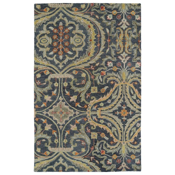 Kaleen Helena Pewter 5 ft. x 8 ft. Area Rug