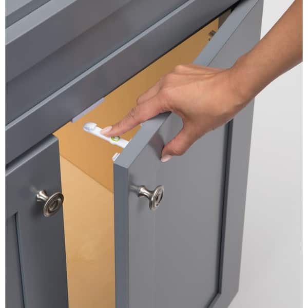 Lemetow Cabinet Door Lock Child Safety Plastic Cabinet Lock Door Locks  Security Drawer Latches 