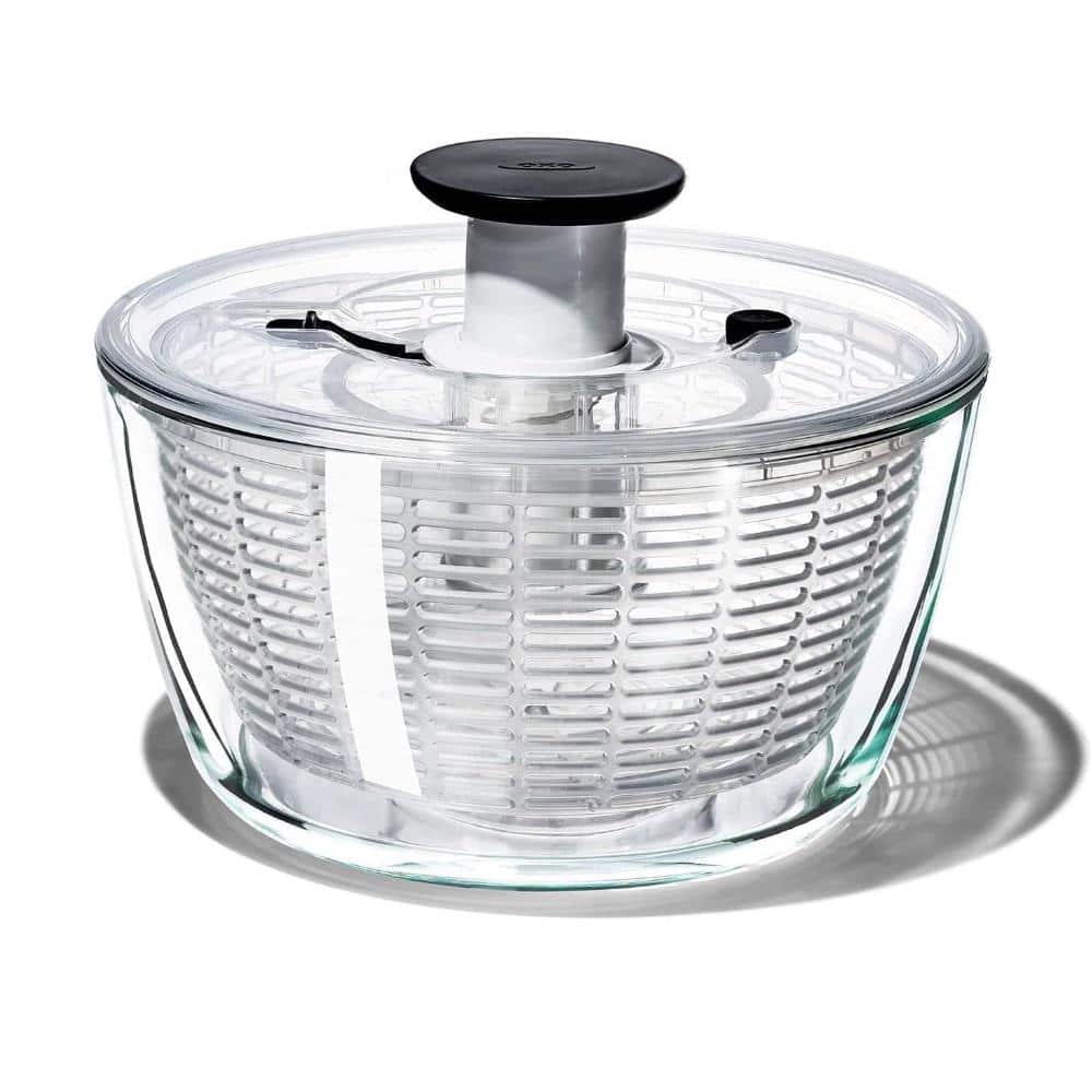 Portable Mini Salad Spinner With Locking Lid And Handle