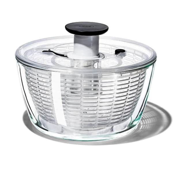  OXO Stainless Steel Salad Spinner & Good Grips Large Salad  Spinner - 6.22 Qt.: Home & Kitchen