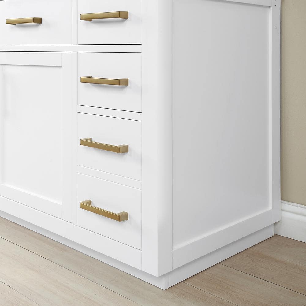 Gavino 42" White Wood Vanity with Composite Stone Top