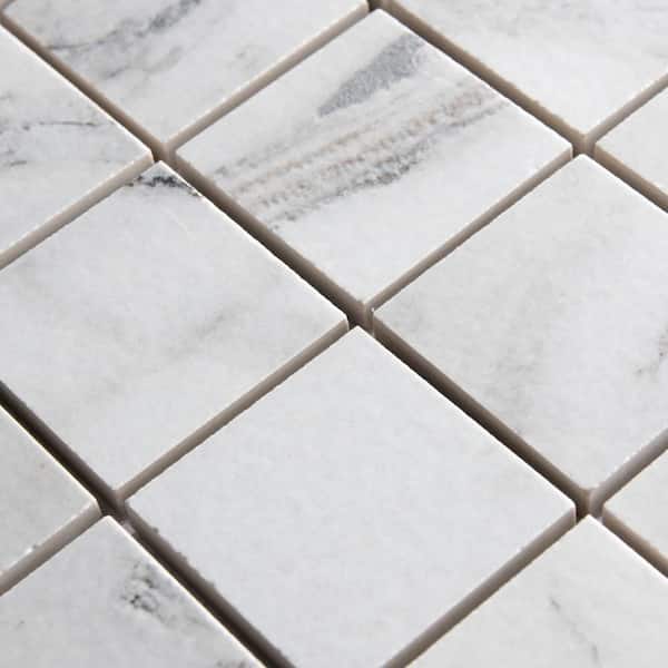 Touche 2 in. Square Zebre 12 in. x 12 in. Porcelain Floor and Wall Mosaic Tile (8.82 sq. ft./Case)