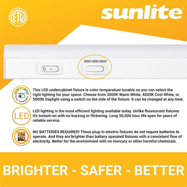 Sunlite Plug-In 22 in. Linkable Adjustable 3 Color Sunlite Plug-In 22 in. Linkable Adjustable 3 Color