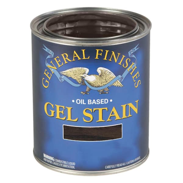 General Finishes 1 qt. Carbon Gray Oil-Based Interior Wood Gel Stain