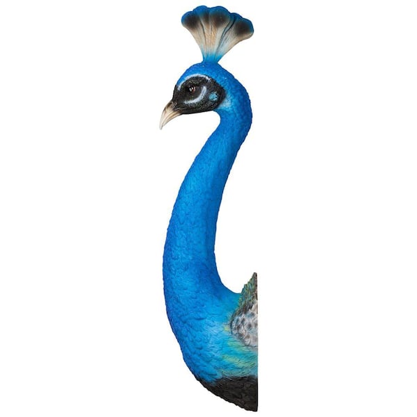 Design Toscano Prized Peacock Trophy Wall Sculpture