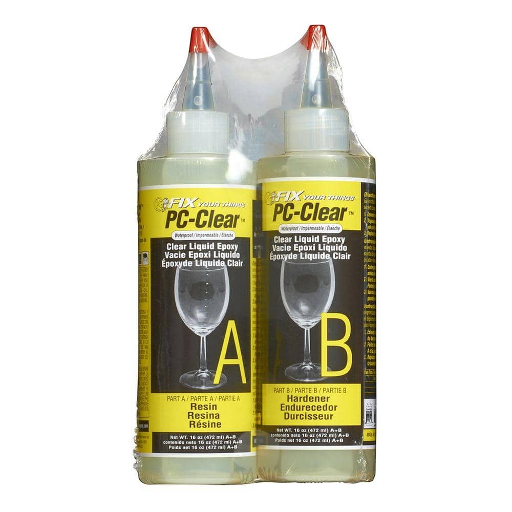 Ab Glue Clear Crystal Liquid Epoxy Resin Complete Kit Transparent