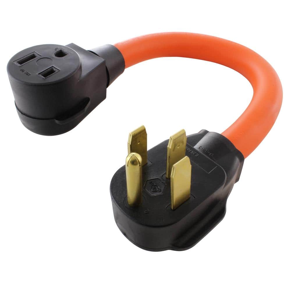 AC Connectors 1.5 ft. 50 Amp RV/ Range/ Generator 14-50 Plug to 6-50R 50A 2