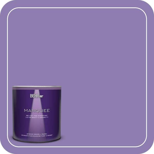 BEHR MARQUEE 1 qt. #PPU16-04 Purple Agate Eggshell Enamel Interior Paint & Primer