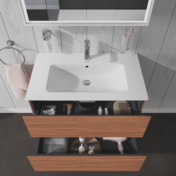 Duravit L-Cube 18.88 in. W x 32.25 in. D x 21.63 in. H Bath Vanity