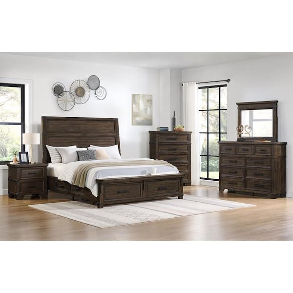 Canyon Charcoal Ridge 9-Drawer 61 in. Dresser