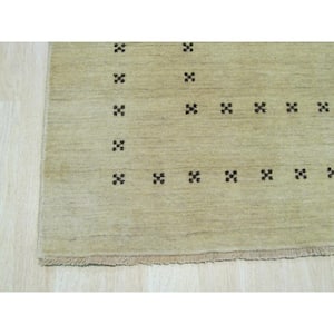 Beige 10 ft. x 14 ft. Handmade Wool Transitional Lori Baft Area Rug