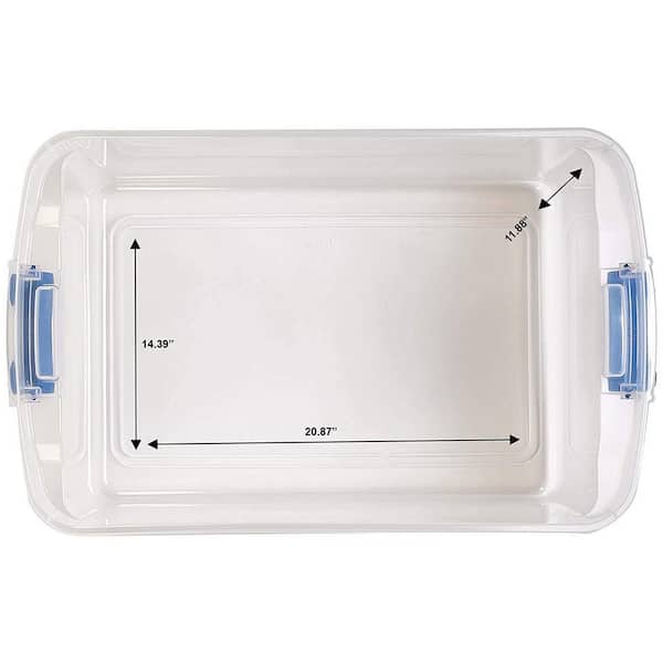 HOMZ 66 qt. Heavy Duty Modular Stackable Storage Containers HOMZ 66 qt. Heavy Duty Modular Stackable Storage Containers