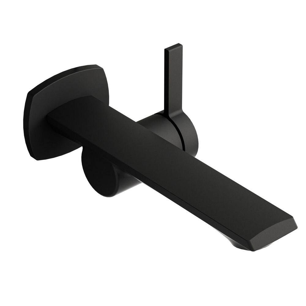 1-Handle Wall Mounted Bathroom Faucet in Matte Black price history on PriceWatchPro