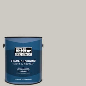 1 gal. Designer Collection #DC-008 Gratifying Gray Extra Durable Satin Enamel Interior Paint & Primer