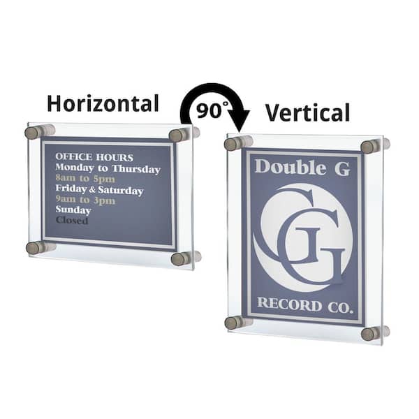 Reviews For Azar Displays 8.5 In. W X 11 In. H L-Shape Sign Holder With Business Card 10 Pack 252050