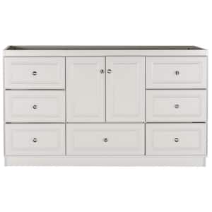 Ultraline 60 in. W x 21 in. D x 34.5 in. H Bath Vanity Cabinet without Top in Dewy Morning