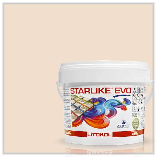 The Tile Doctor Starlike EVO Epoxy Grout 205 Travertino Classic Collection 2.5 kg - 5.5 lbs.