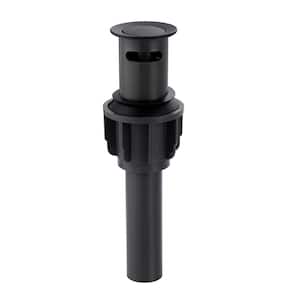 Economical Easy Clean Pop Up Drain With Overflow in Black