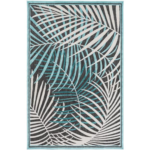 Artistic Weavers Guaral Teal 9 ft. x 12 ft. Indoor/Outdoor Area Rug