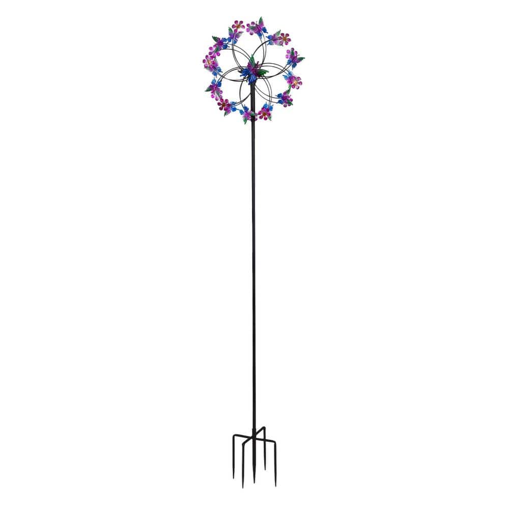 79 in. Iron Butterfly Flower Wind Spinner price history on PriceWatchPro