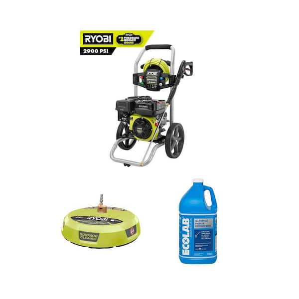 2900 PSI 2.5 GPM Gas Pressure Washer with 212cc Engine, 15 in. Surface Cleaner and 1 Gal. All Purpose Concentrate