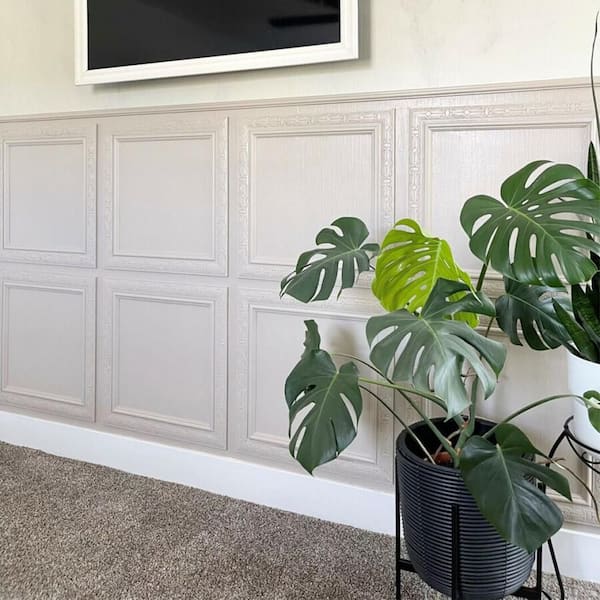 Unfinished Scalloped Decorative Wood Trim 24PCS 40 * 4cm Scalloped Edge Decorative Wood Molding With Glue Dotscute Diy Moulding Trim For Home Wall Decor Cabinet Shelf And Window Door - View #5