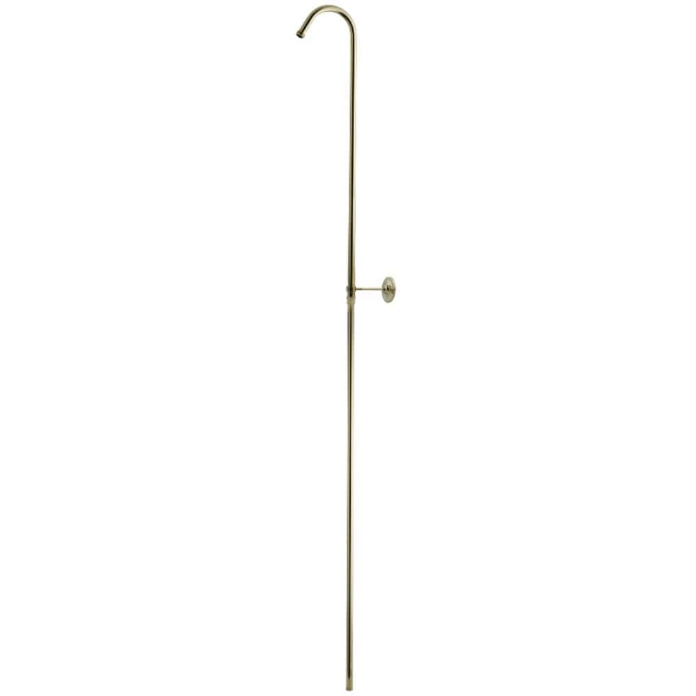 Vintage 62 in. Shower Riser for Claw Foot Tub Faucet in Polished Brass price history on PriceWatchPro
