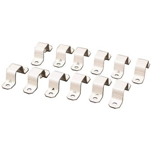 Legrand Wiremold Single-Channel Steel Mounting Strap in Ivory