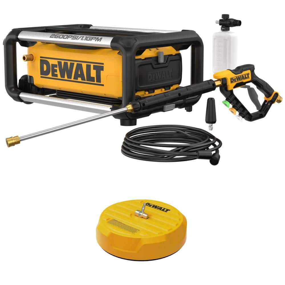 2600 PSI 1.1 GPM Cold Water Electric Pressure Washer and 15 in. 3000 PSI Pressure Washer Surface Cleaner Attachment price history on PriceWatchPro