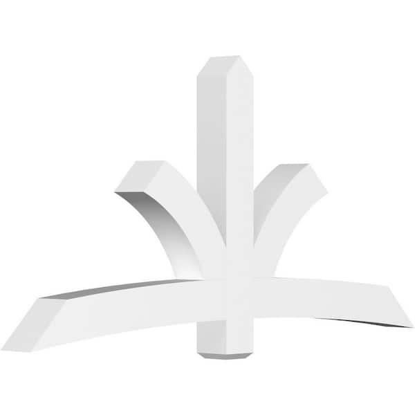 Ekena Millwork Davenport 84 in. W x 42 in. H x 6 in. D Signature Polyurethane Bracket