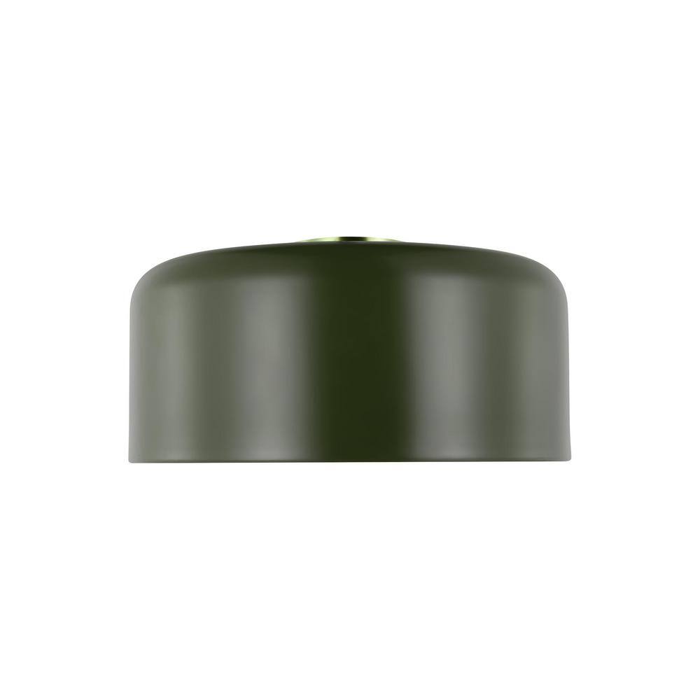 Generation Lighting Malone 15.75 in. Large 1Light Olive Flush Mount