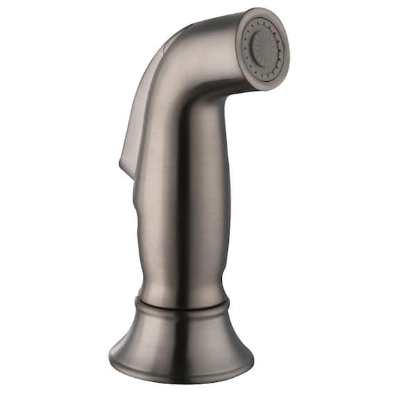 Fairway 2-Handle Standard Kitchen Faucet with Side Sprayer in Stainless Steel Fairway 2-Handle Standard Kitchen Faucet with Side Sprayer in Stainless Steel