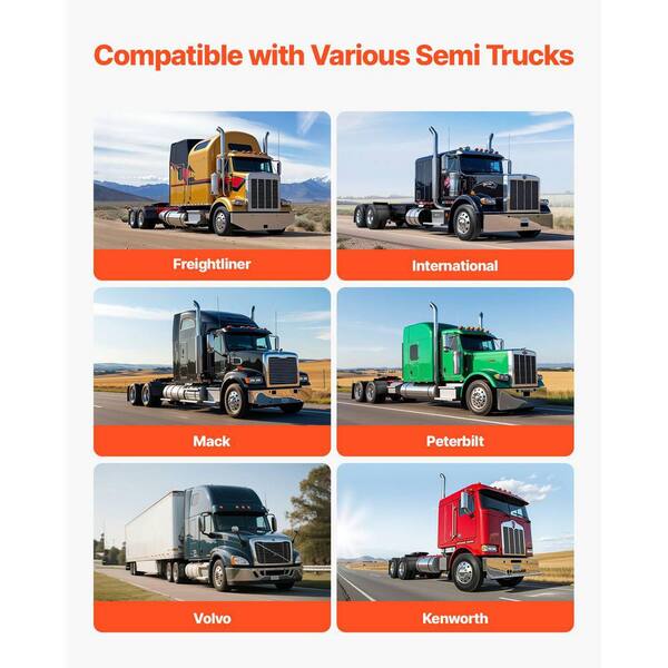 24"x 24" Stainless Steel Quarter Fender Set For Semi Truck Freightliner Kenworth - View #6