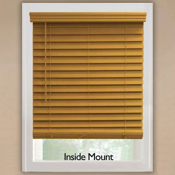 Window Treatments & Hardware Blinds & Shades 38 x 72 in Chestnut Faux