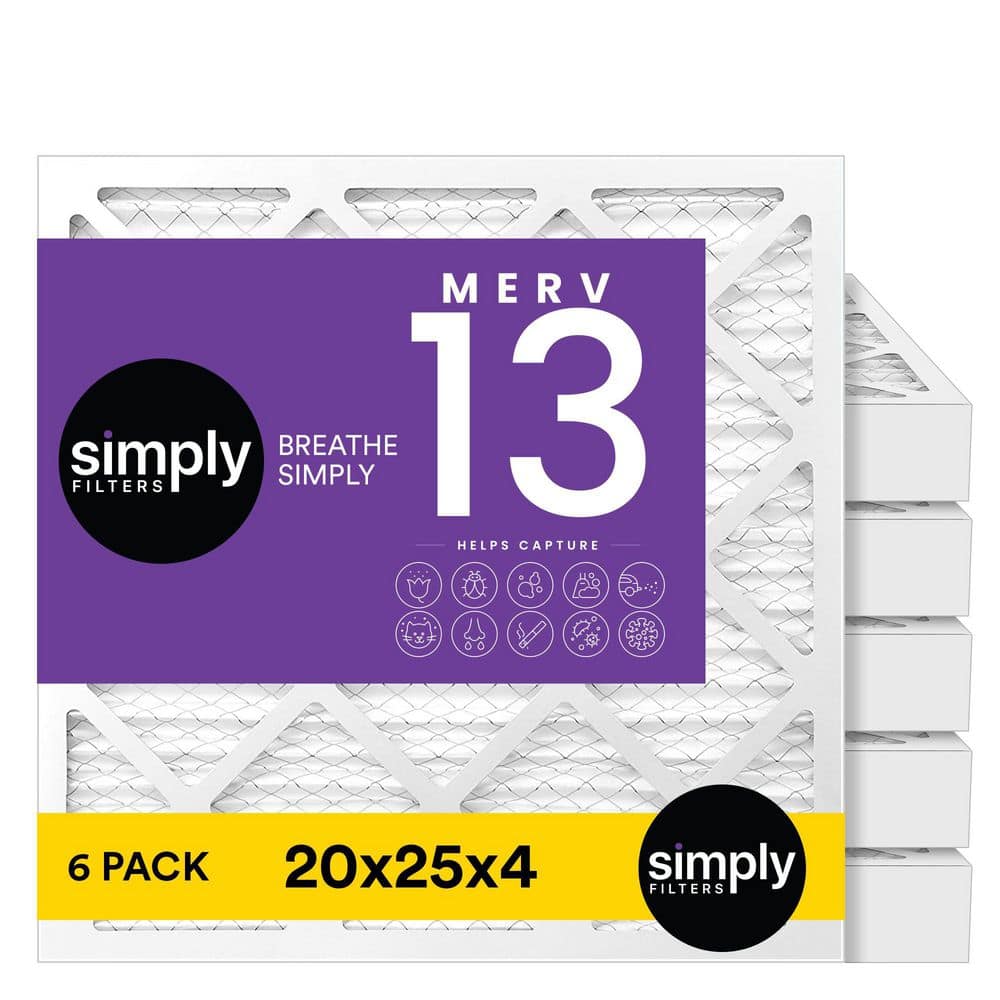 20 in. x 25 in. x 4 in. MERV 13 FPR 10 Pleated Furnace Air Filter (6-Pack) price history on PriceWatchPro