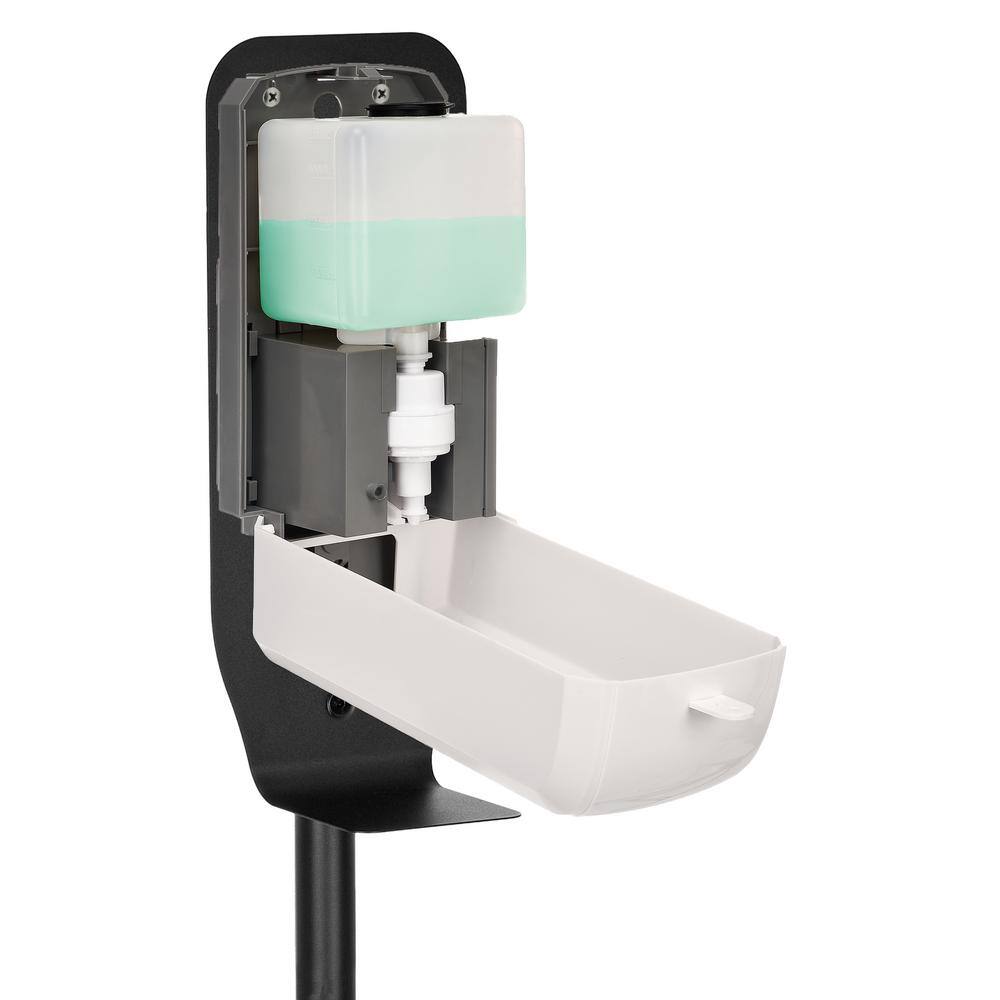 White 1200ml Automatic Foaming Hand Sanitizer Dispenser with Stand