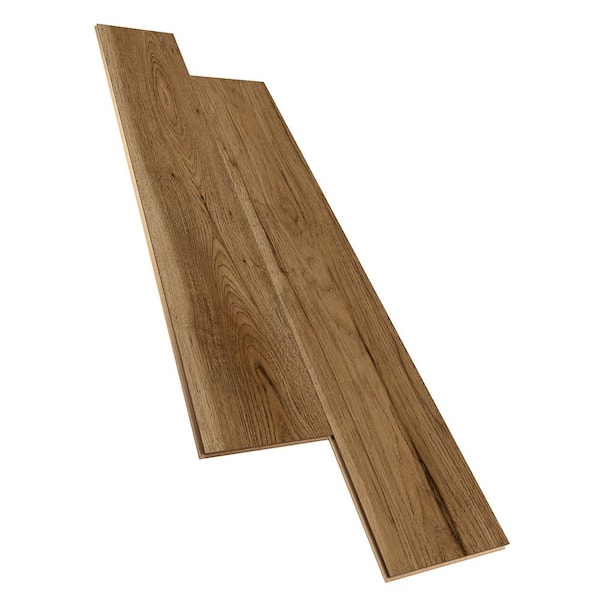 Home Decorators Collection Carson Hickory 12 mm T x 8.03 in W Waterproof Laminate Wood Flooring (15.9 sqft/case)
