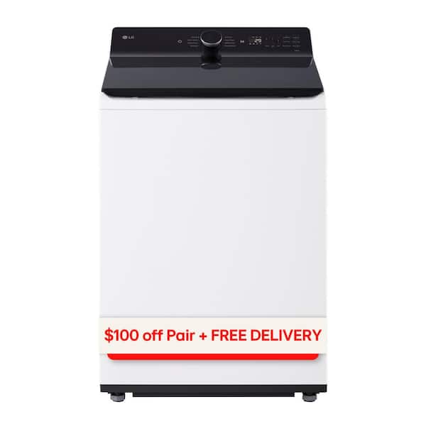 LG 5.5 cu. ft. SMART Top Load Washer in Alpine White with Impeller, Easy Unload and TurboWash3D Technology