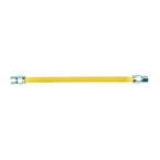 ProCoat 1/2 in. FIP x 1/2 in. FIP x 12 in. Stainless Steel Gas Connector 5/8 in. O.D. (180,000 BTU)