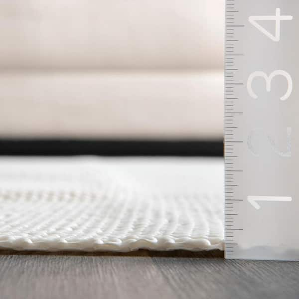 nuLOOM Non-Slip White Rug Pad, 2x8 ft