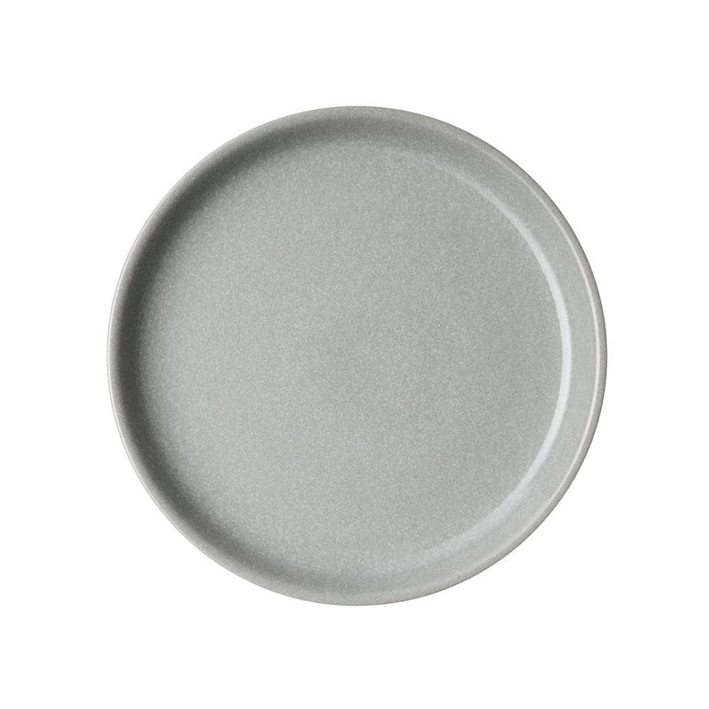 Denby Elements Light Grey Coupe Medium Plate Ellg 004c The Home Depot 8950