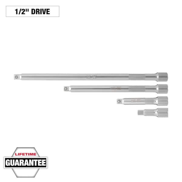 Milwaukee 1/2 in. Drive Extension Set (4-Piece) 48-22-9342 - The