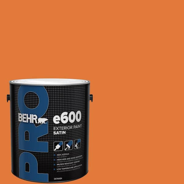 1 gal. #S-G-260 Citrus Blast Satin Exterior Paint