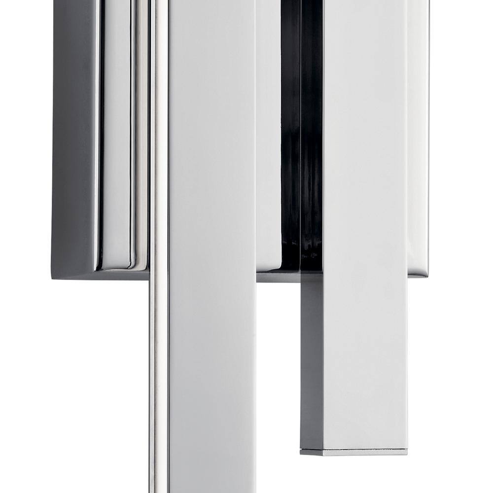 Chrome Finish Etched Acrylic Dimmable LED Wall Sconce